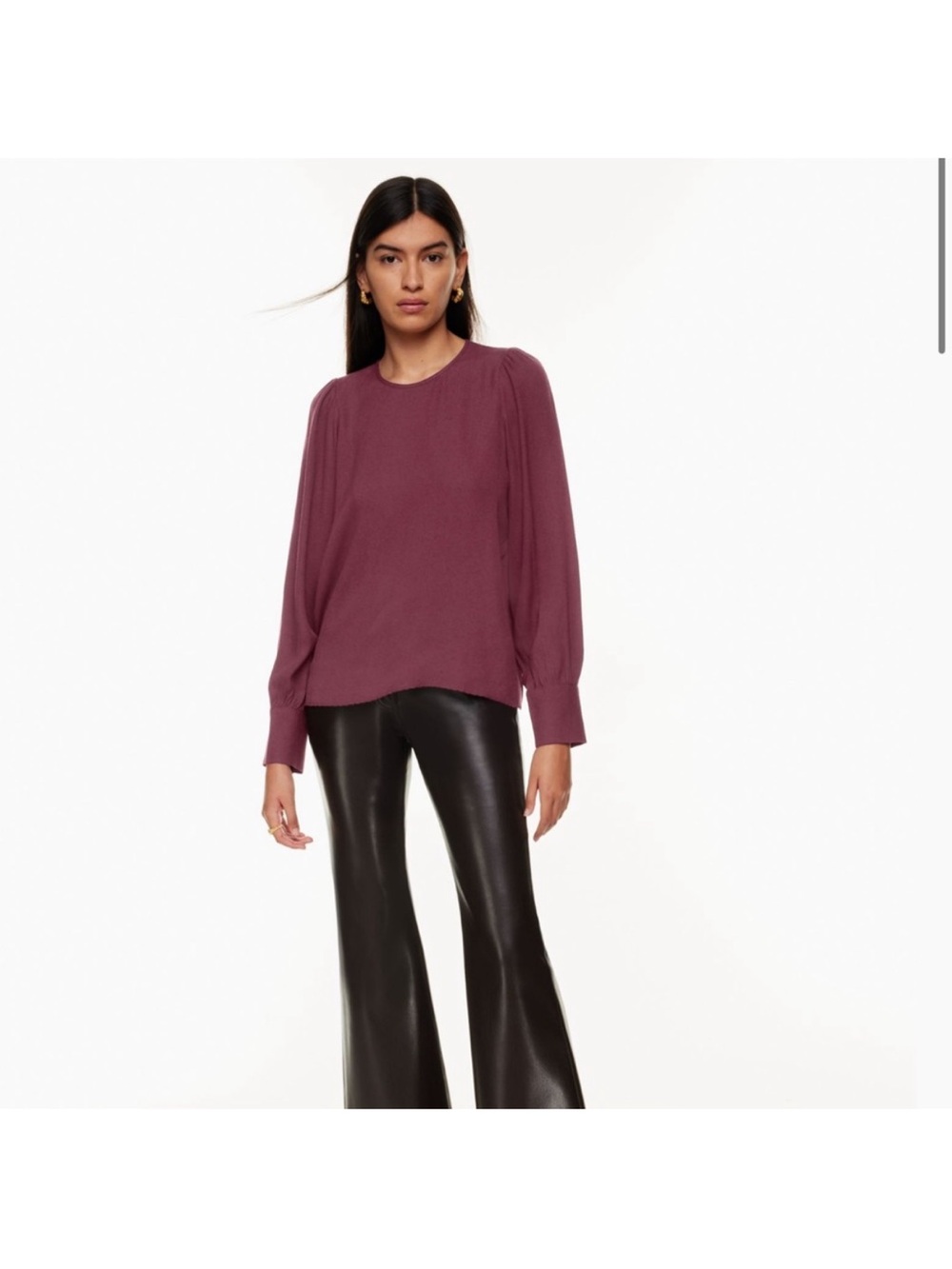 Wilfred Clarissa Blouse xxs spiced burgundy
